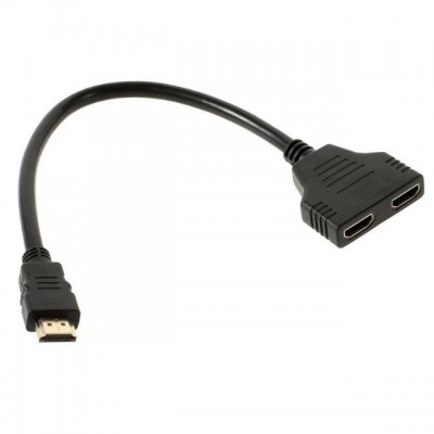 Cabo hdmi splitter divisor HDMI 1 x 2